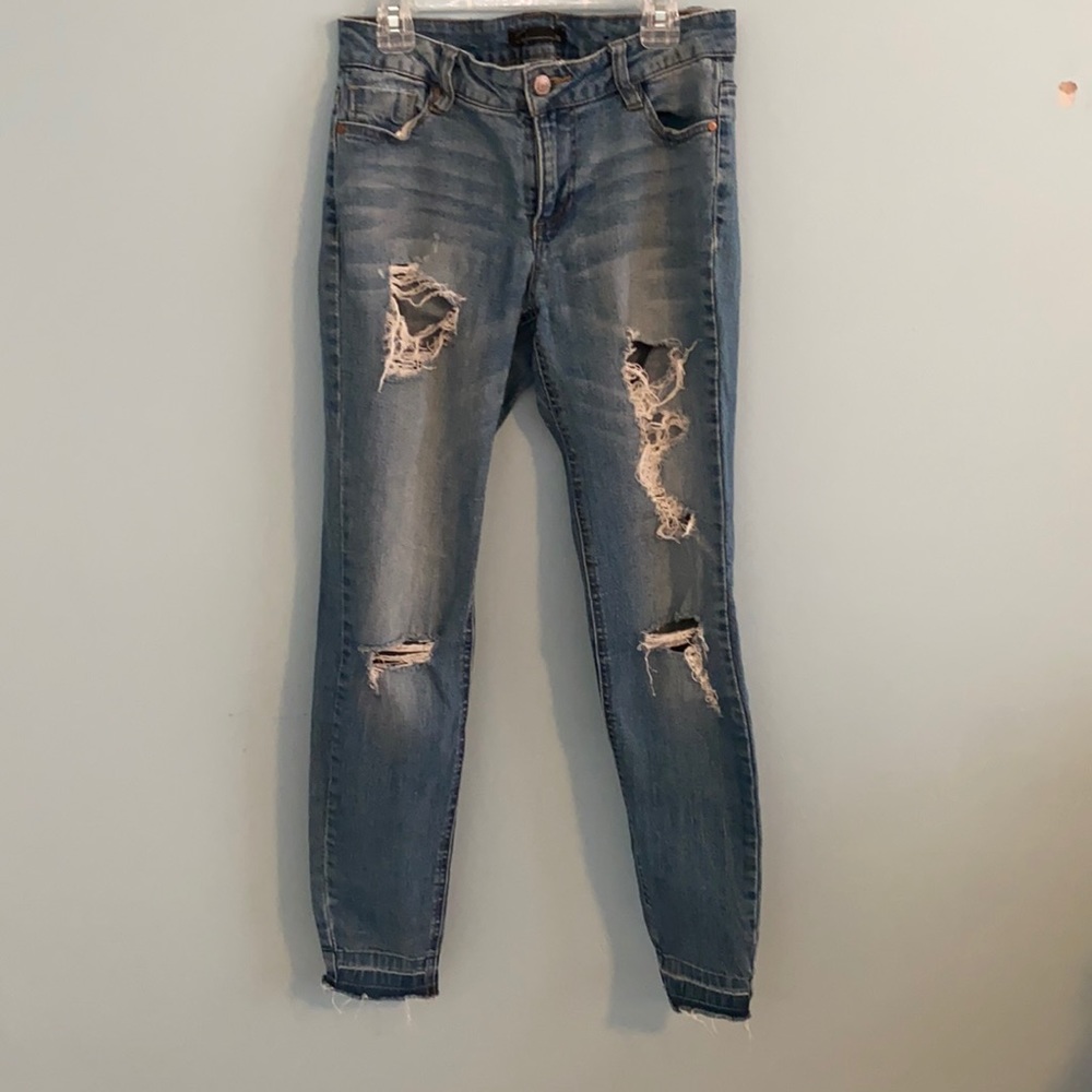 Ripped Blue Jeans